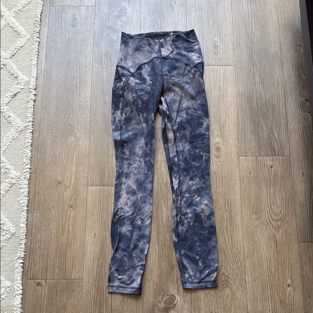 lululemon athletica Tie-Dye Leggings - Black and Brown